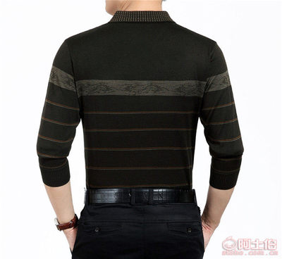 【秋款男式翻領(lǐng)長(zhǎng)袖針織衫2017中年男士體恤衫爸爸打底衫廠家直銷大-8730】桐鄉(xiāng)市濮院淺琪針織制衣廠 - 產(chǎn)品庫(kù)